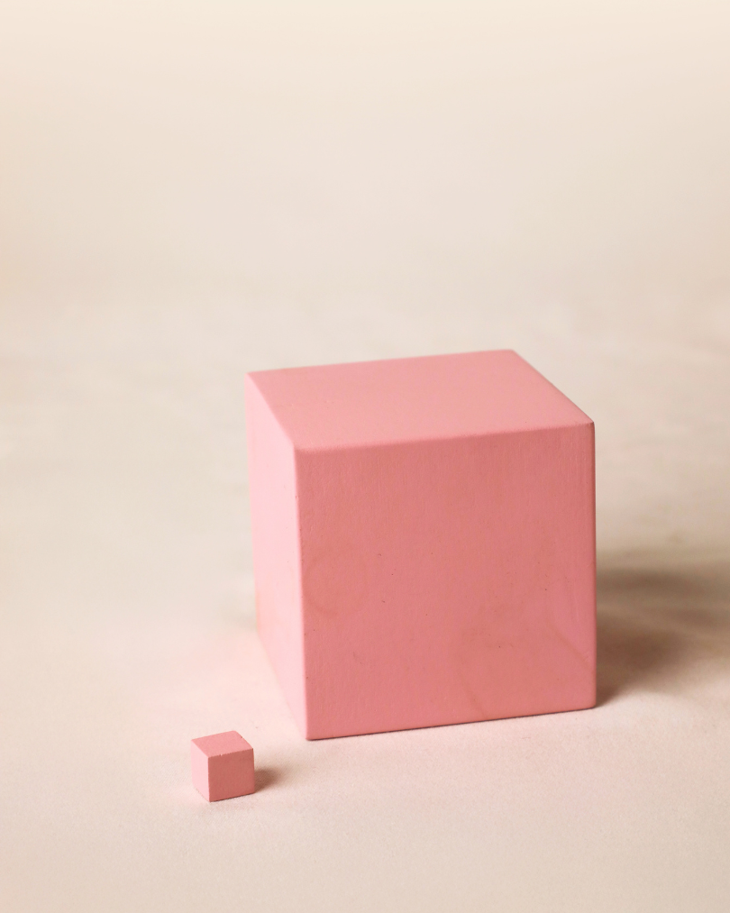 SouLilly Montessori Pink Tower for Toddlers (2+ Years)