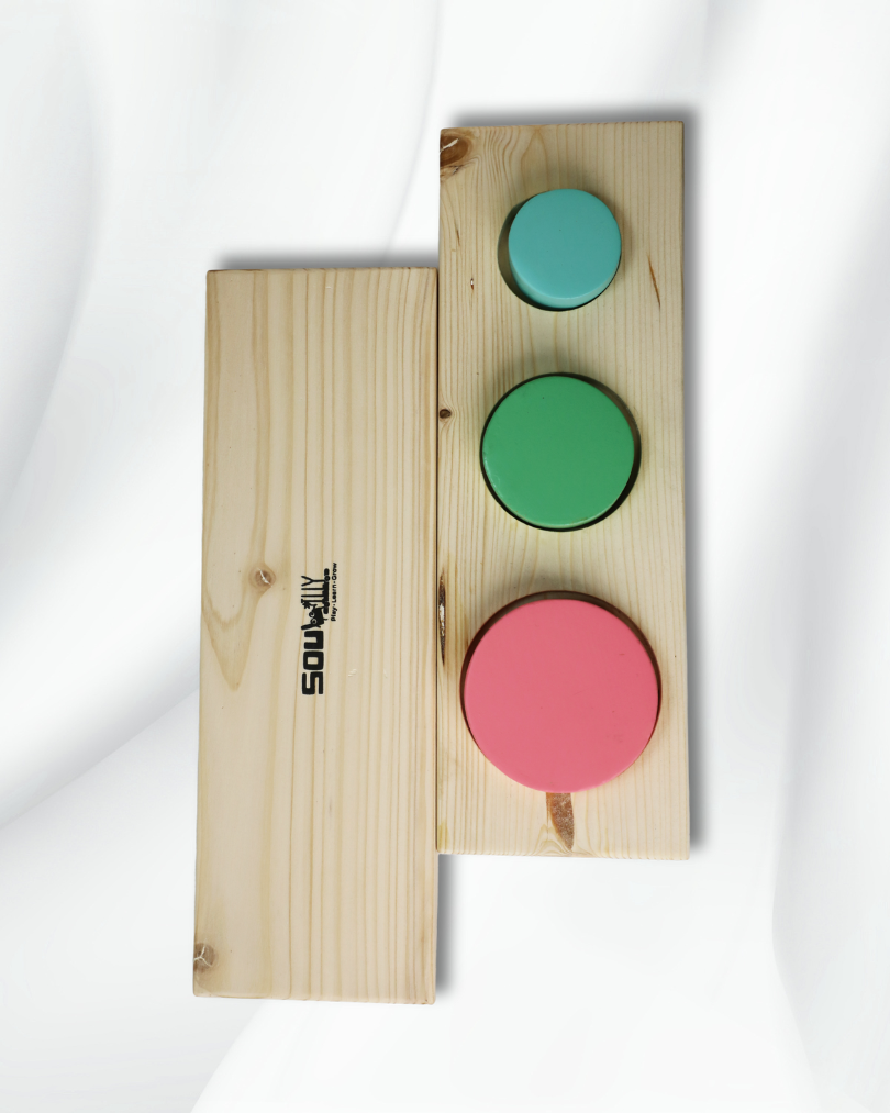 SouLilly Circle Seriation Puzzle for Toddlers (18+ Months)