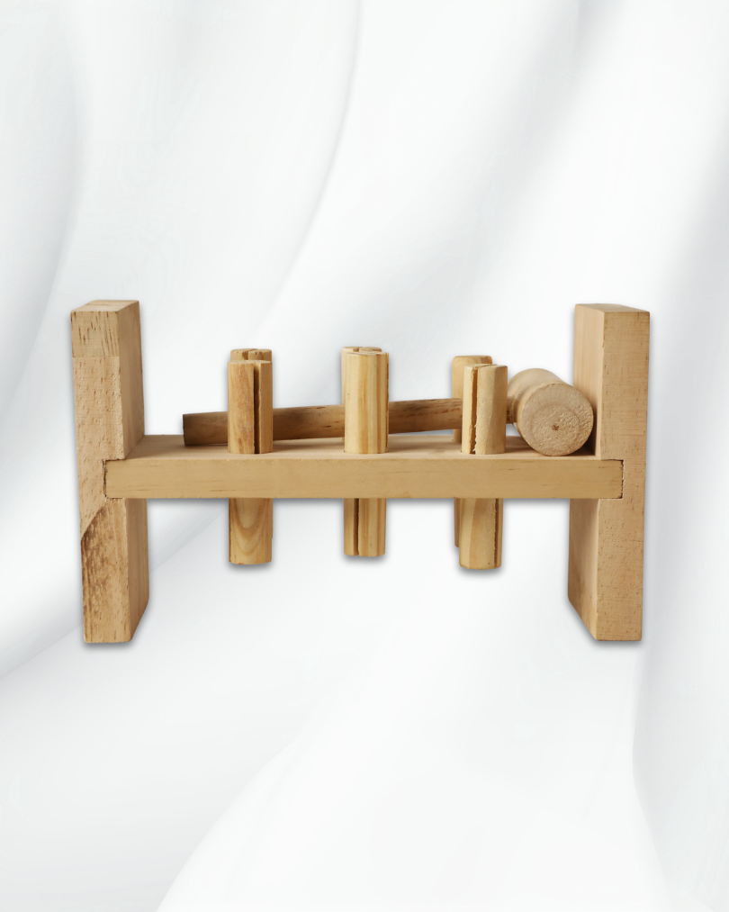 SouLilly Wooden Hammer & Peg Toy for Toddlers (18+ Months)